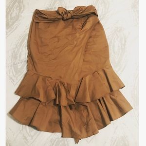 Worthington midi tan/brown skirt